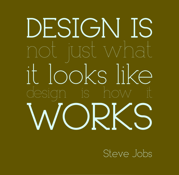 design quote steve jobs