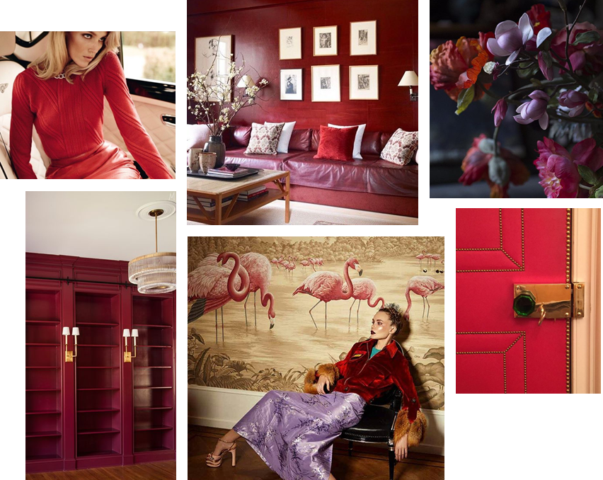 Valentine's Day color interior design inspiration