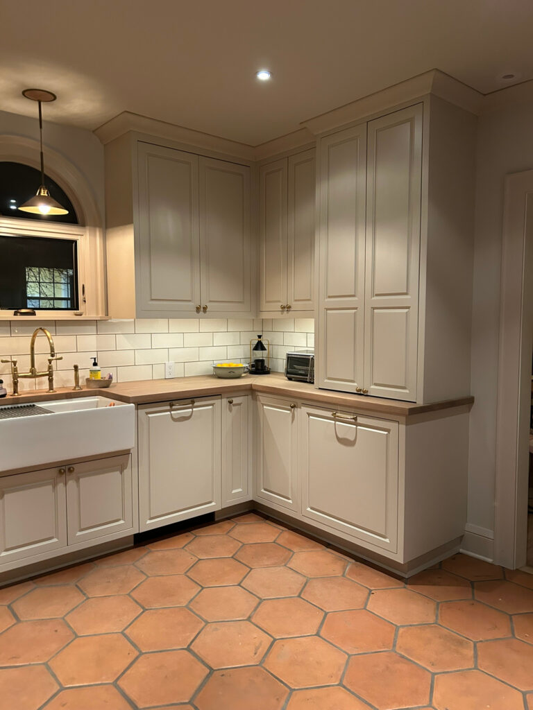 Hillcrest kitchen view of the sink and tall cabinet