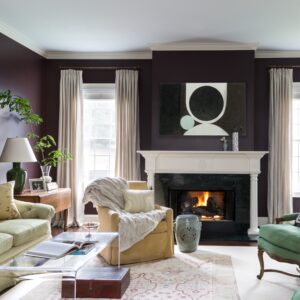 Huntley & Co. brown family room in Washington, DC