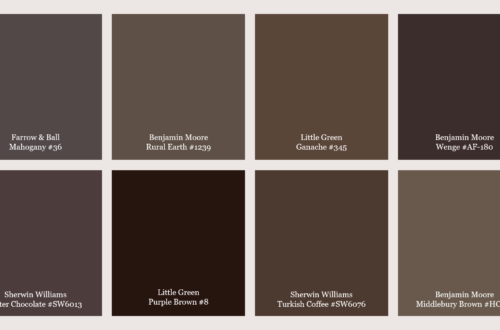 Tricia Huntley's favorite brown paint colors