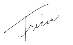 signature of name Tricia